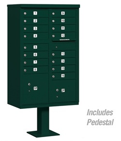 16 Door Cluster Mail Box Unit