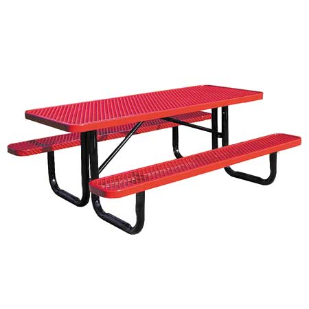 Rectangle-Expanded-Metal-Picnic-Table-Portable