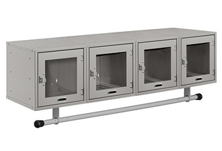 Wall Mounted Modular Locker Unit-Metal