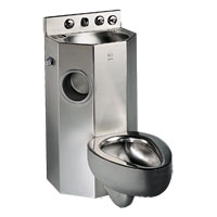 Chase-Mounted-Five-Sided-Stainless-Steel-Combinabtion-Unit