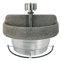 Terrazzo® Semi-Circular Wash Fountain