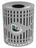 32 Gallon Sublimated Diamond Receptacle 32 Gallon Sublimated Diamond Receptacle