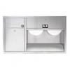 Jumbo Dual Roll Toilet Tissue Dispenser and Waste Receptacle - 5 Jumbo Dual Roll Toilet Tissue Dispenser and Waste Receptacle - 5