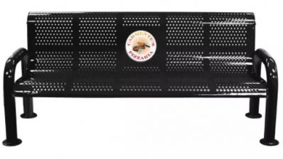 Personalized Sublimated Perforated U-Leg Bench