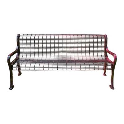 Roll Form Wire Bench with Back